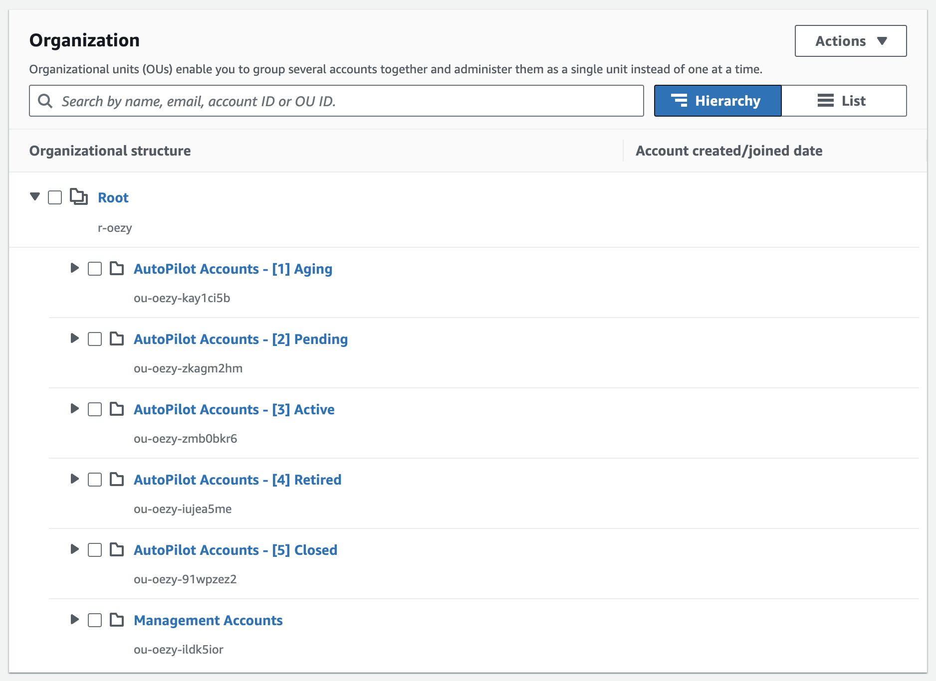 Organization Structure